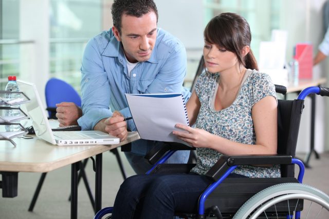 Spouses deciding on what accessibility services are right for them